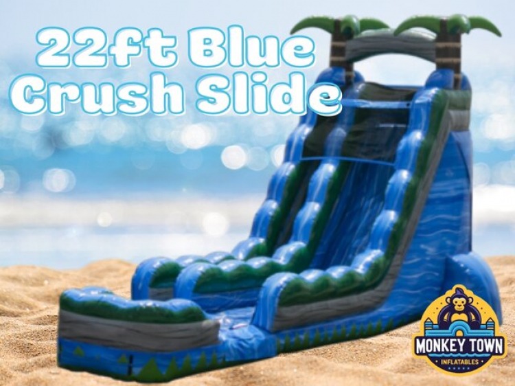 22ft Blue Crush Water Slide