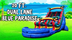 20 ft Dual lane Blue Paradise