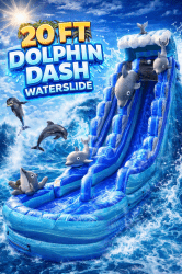 20 FT DOLPHIN DASH WATERSLIDE