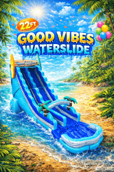 22 ft good vibes Water Slide