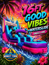 16FT GOOD VIBES WATERSLIDE