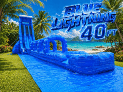 40 FT BLUE LIGHTNING  SUPERSLIDE