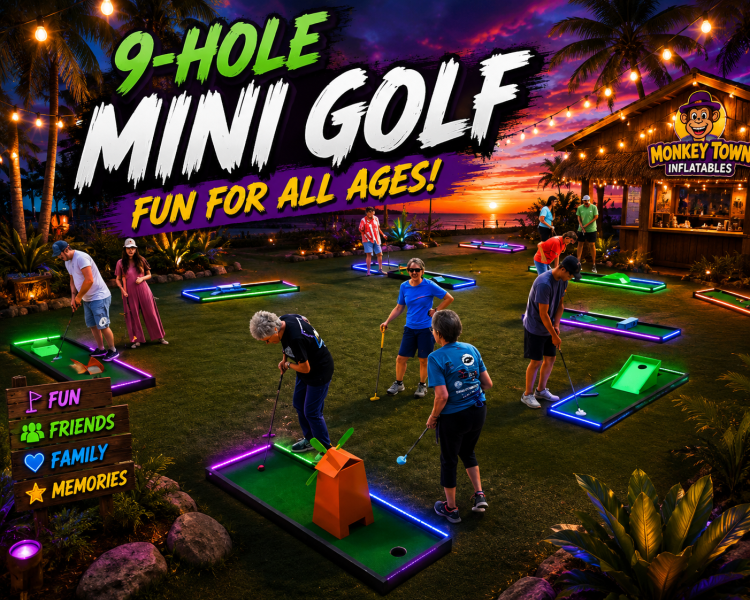 9 Hole Mini Golf — Available Mid-October